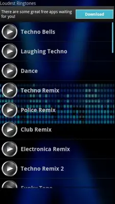 Loudest Ringtones android App screenshot 1